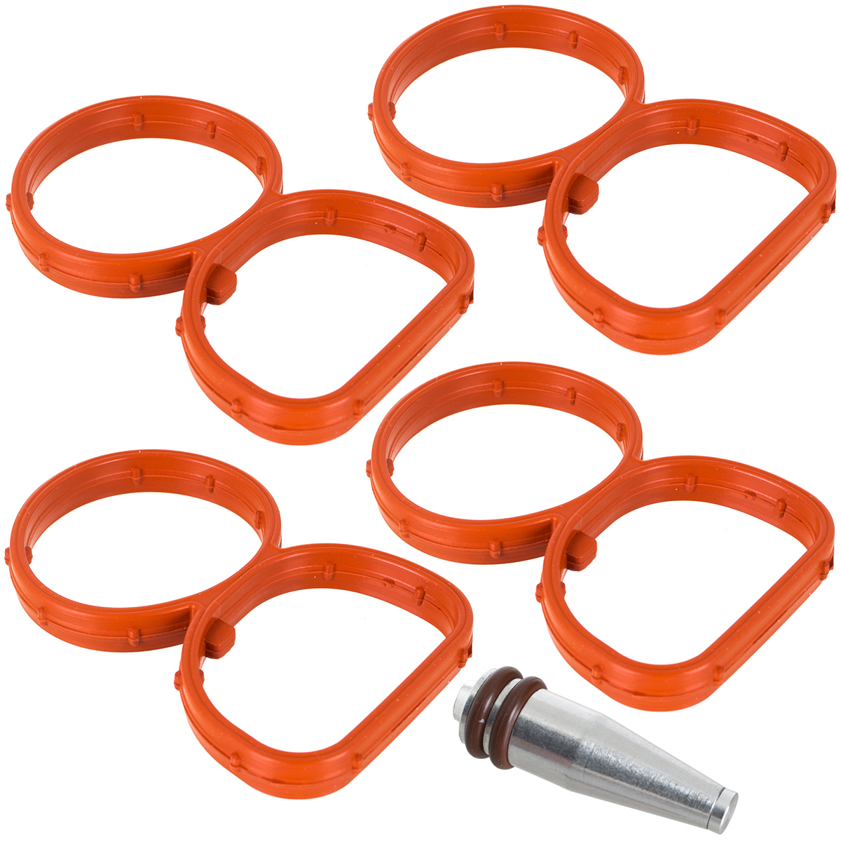 Blindstopfen Drallklappen entfernen Set + Dichtungen Ansaugbrücke für Motor 2.0d N47 11618507239 8507239 für BMW E81 E82 E87 E88 E90 E91 E92 E93 E60 E61 E84 E83