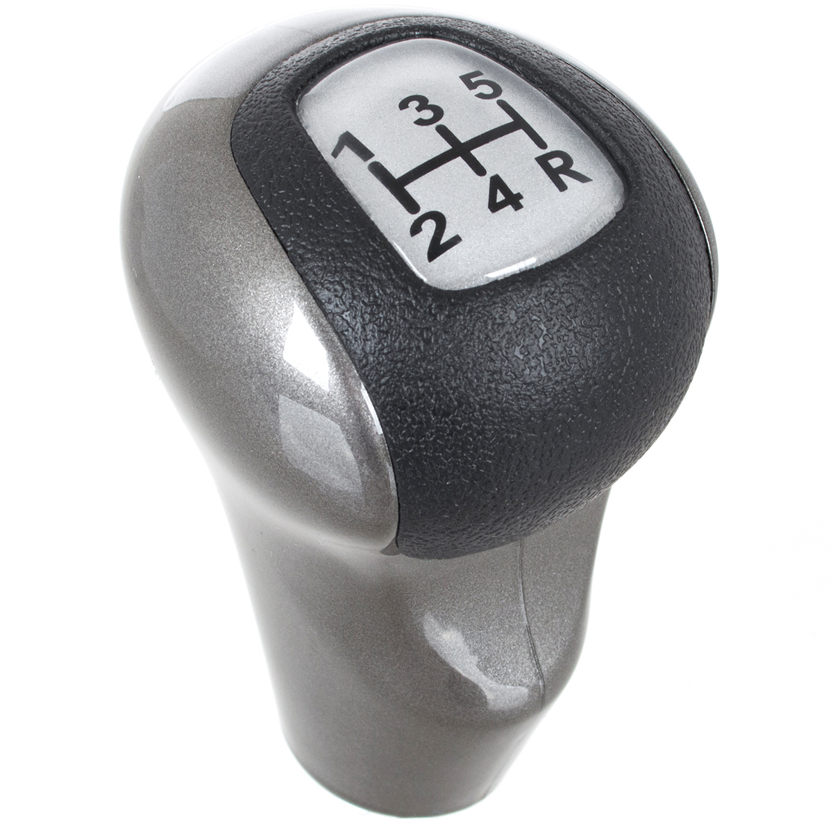 Schaltknauf Knauf Silber Grau 5-Gang für Honda Civic VIII 2005-