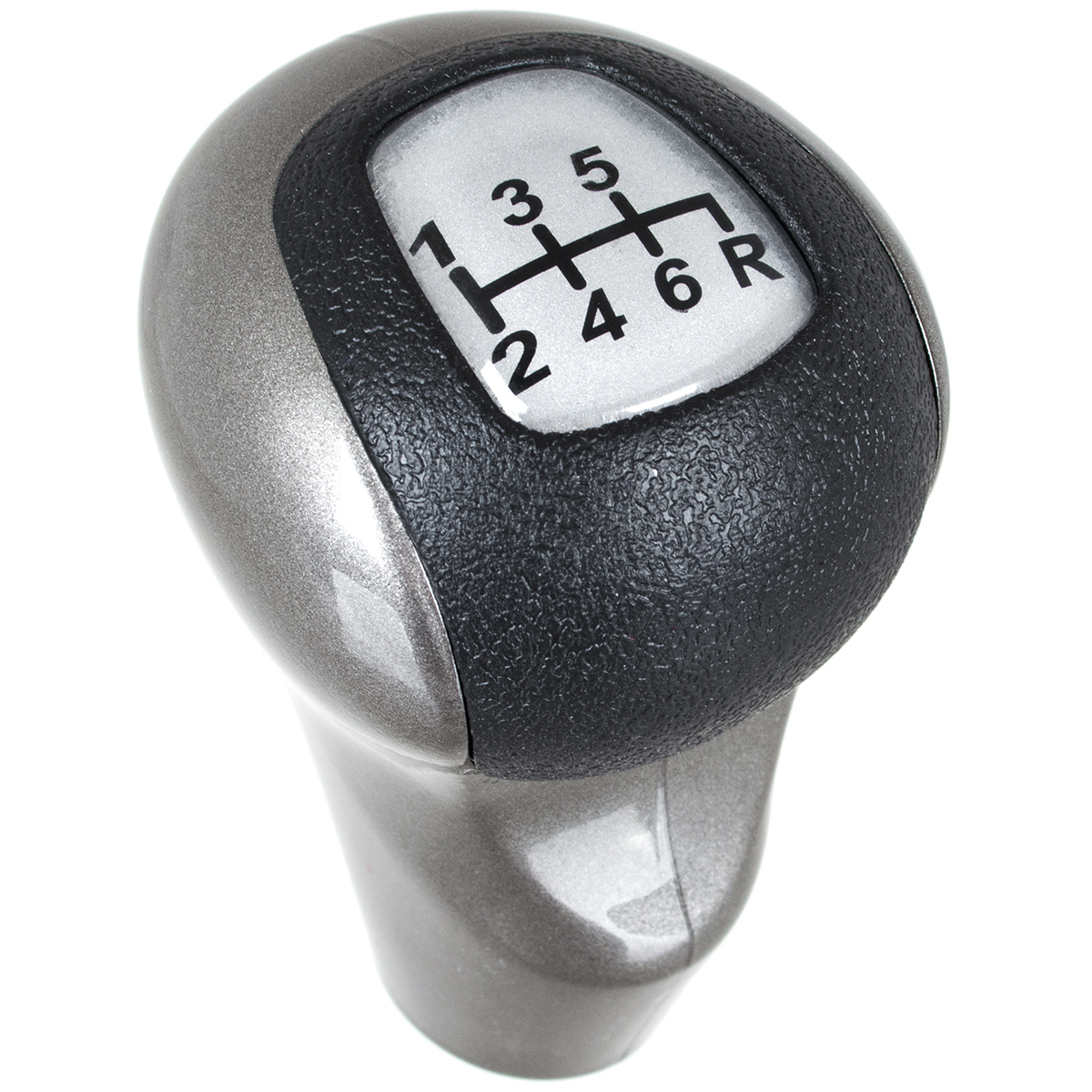 Schaltknauf Knauf Silber Grau 6-Gang für Honda Civic VIII 2005-