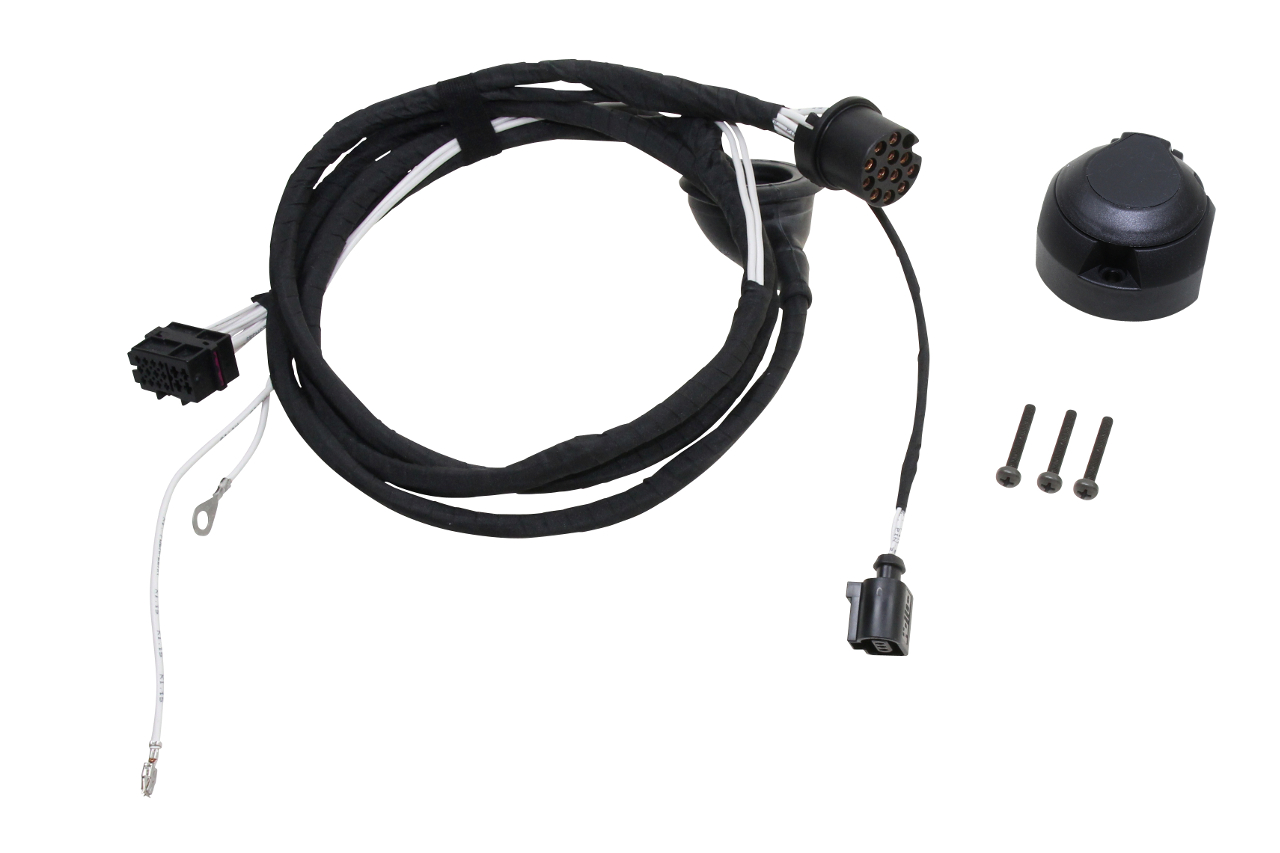 Original Kufatec Kabelsatz Kabelbaum Adapter Kabel Anhängerkupplung AHK Steckdose für Audi Q5 8R