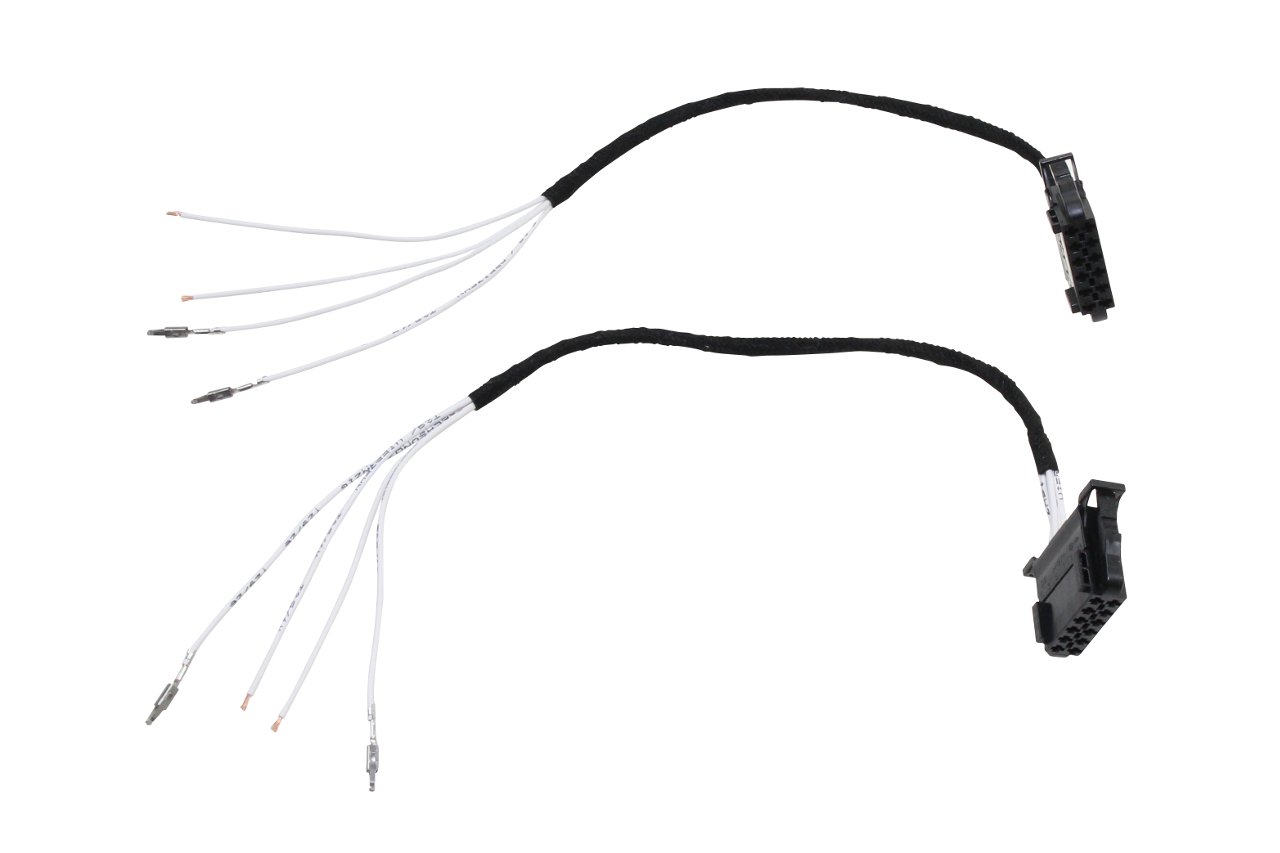 Original Kufatec Kabelsatz Kabelbaum Adapter Kabel anklappbare Außenspiegel für VW Golf 4 IV