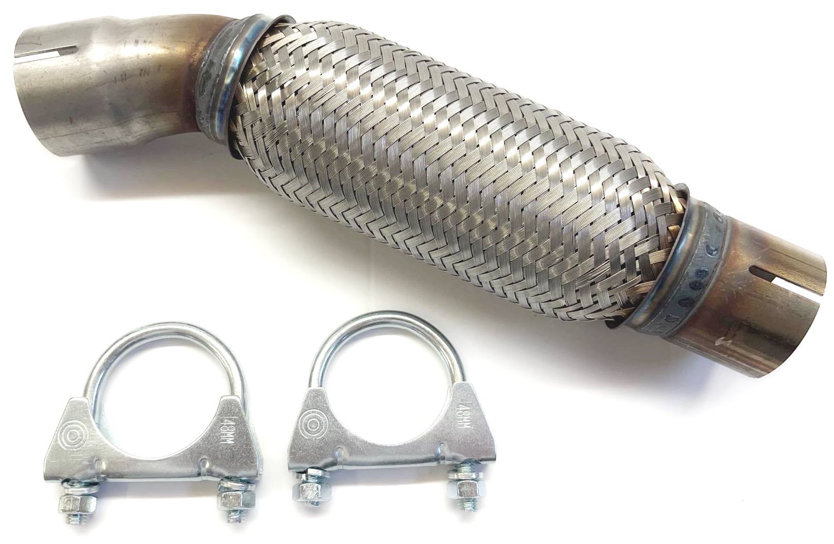 Universal Flexrohr Flexstück Flammrohr Hosenrohr 45,8 x 290mm