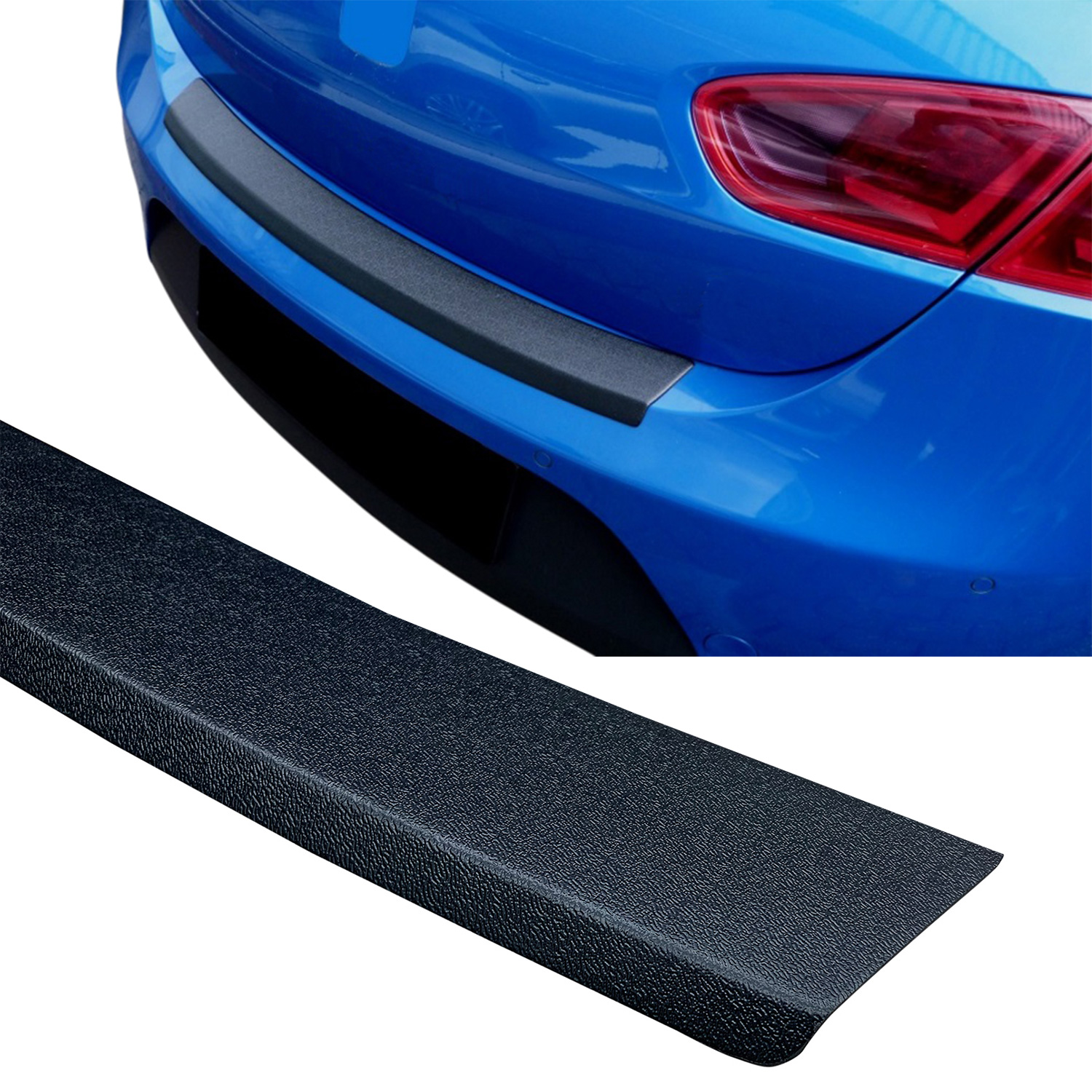 ABS Kunststoff Ladekantenschutz in Schwarz Stoßstange Schutz Abdeckung Made in Germany für Ford Kuga III nur ST-Line!! ab 2019-