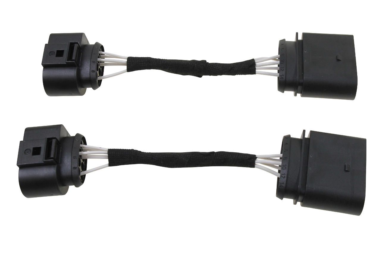 Original Kufatec Adapter Set für den einfachen Austausch der Xenon Scheinwerfer in die günstigeren Halogen Scheinwerfer für VW New Beetle