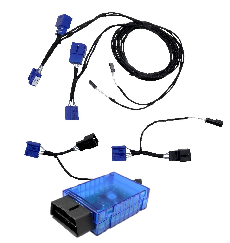 Original Kufatec Kabelsatz Kabelbaum Umrüstung LED auf LED Rückleuchten mit dynamischen Blinker + Codier Dongle für VW Golf 7 VII bis Modelljahr 2017