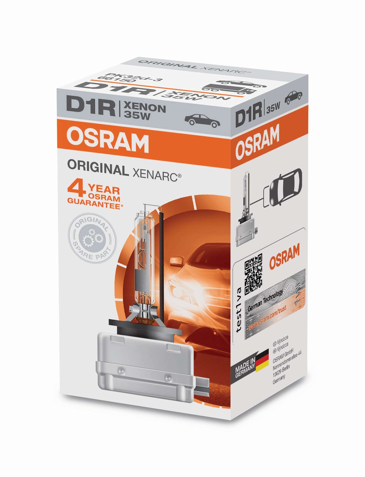1x Original OSRAM Xenarc Classic D1R 35W Xenon Brenner Lampe Birne Scheinwerfer