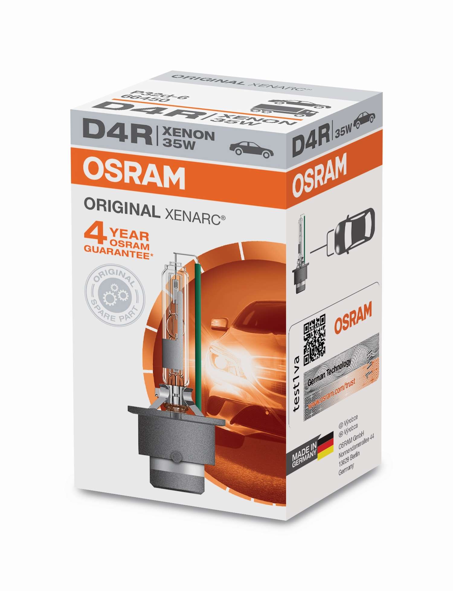 1x Original OSRAM Xenarc Classic D4R 35W Xenon Brenner Lampe Birne Scheinwerfer