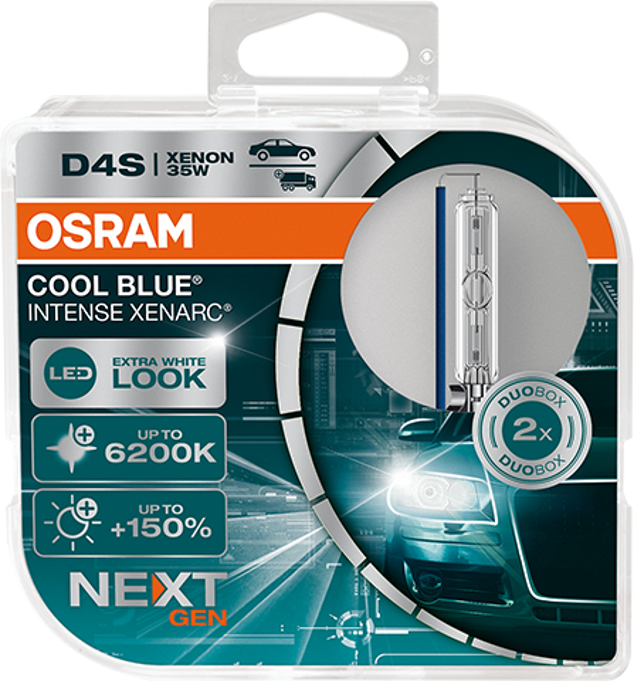 2 Stück OSRAM COOL BLUE INTENSE NEXT GENERATION Lampen Birnen für Xenon Scheinwerfer / Fassung D4s