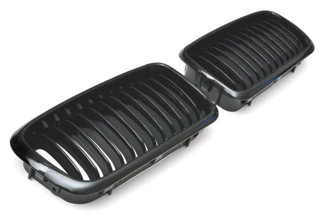Kühlergrill Sportgrill Grill Gitter in Schwarz Glanz für BMW 7er E38 ab 1994-2001