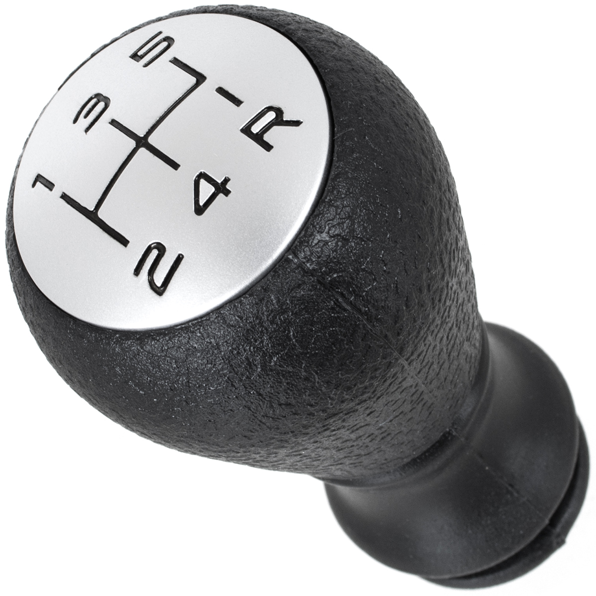 Schaltknauf Knauf Schwarz Silber 5-Gang für Peugeot 206 207 306 307 406 407 807