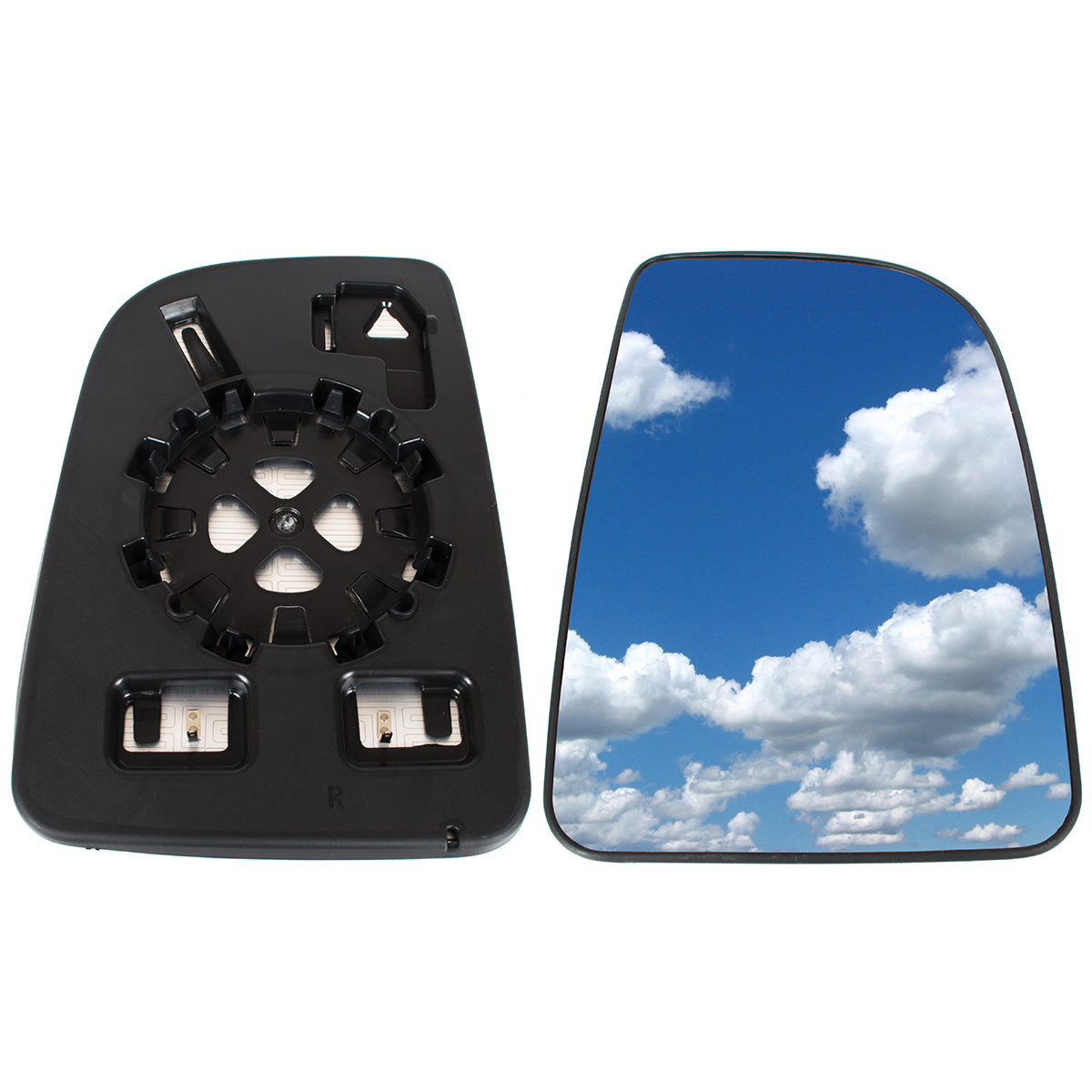 Spiegel Spiegelglas Außenspiegel Glas RECHTS Asphärisch beheizbar A9108112800 für Mercedes Sprinter B907 W907 ab 2018-