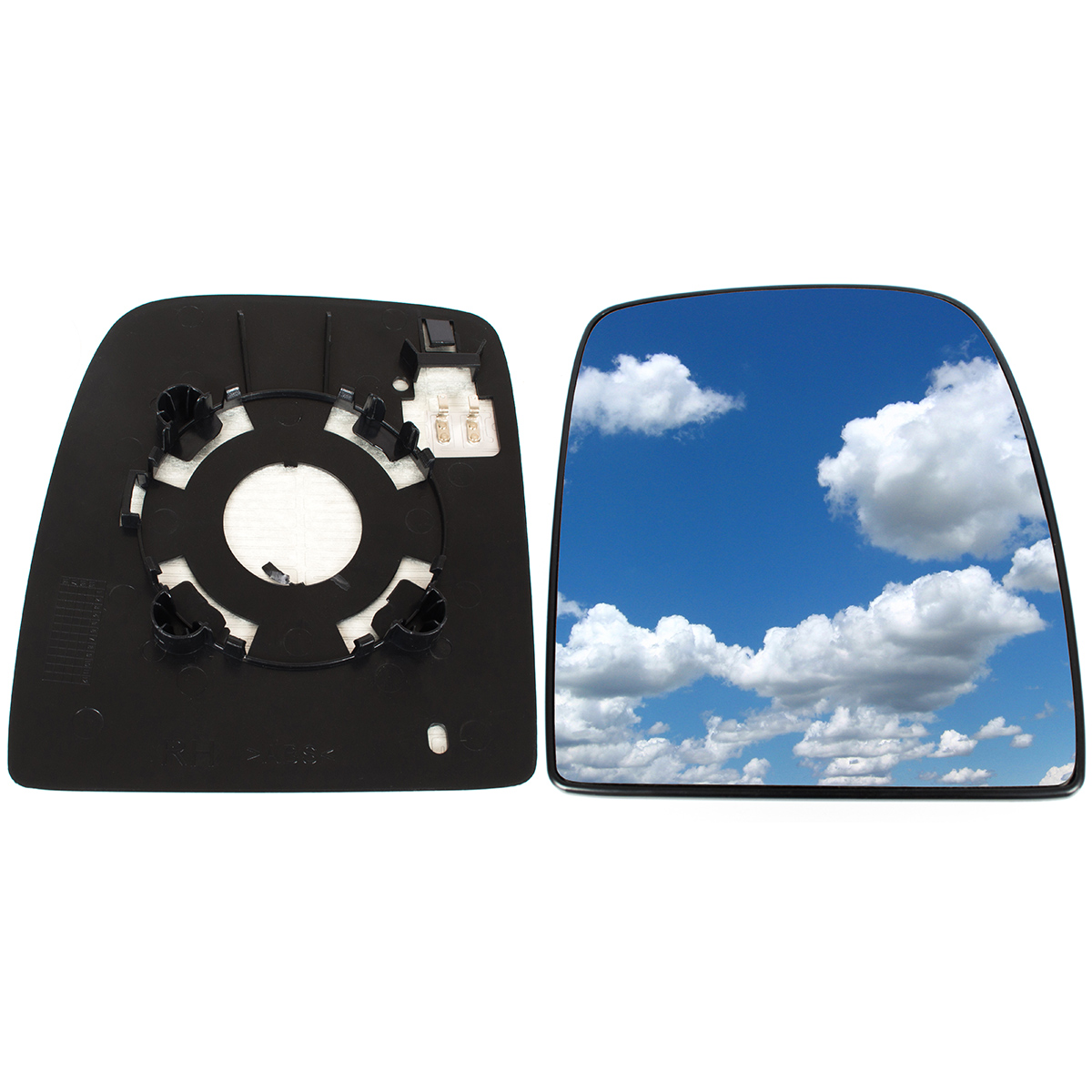 Spiegel Spiegelglas Außenspiegel Glas RECHTS Asphärisch für Fiat Scudo 07-16 / Peugeot Expert 07-16 / Citroen Jumpy 07-16