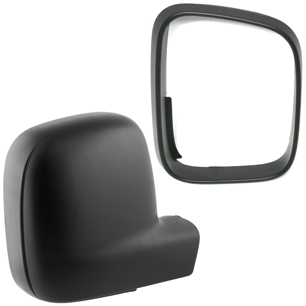 Spiegelkappe Außenspiegel Gehäuse + Rahmen RECHTS für VW T5 2003-2009 / Caddy III 2K 2003-