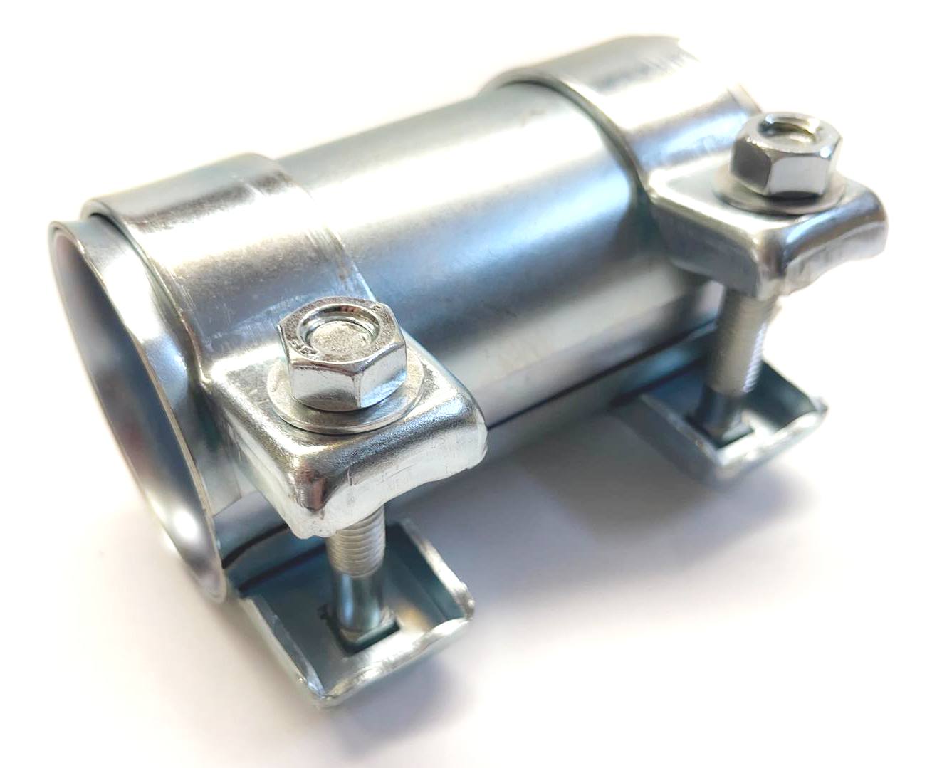 Rohrschelle Auspuff Verbinder für Ø 76 mm-Rohre 125mm lang Schelle