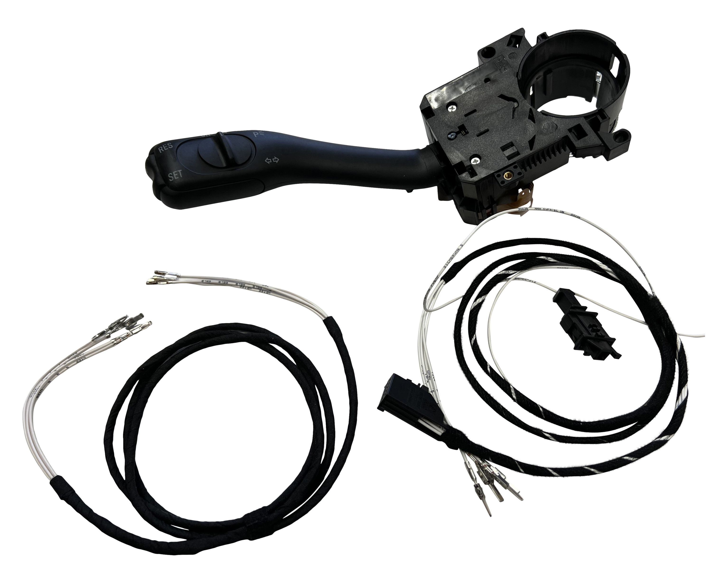 Komplettset GRA Tempomat MIT WIPPE + 2x Kabelbaum Wasserkasten für Audi A2 ab 2000-