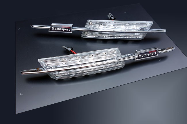 2x LED Seitenblinker Blinker in Silber SET für BMW 5er E39 ab 1995-2004