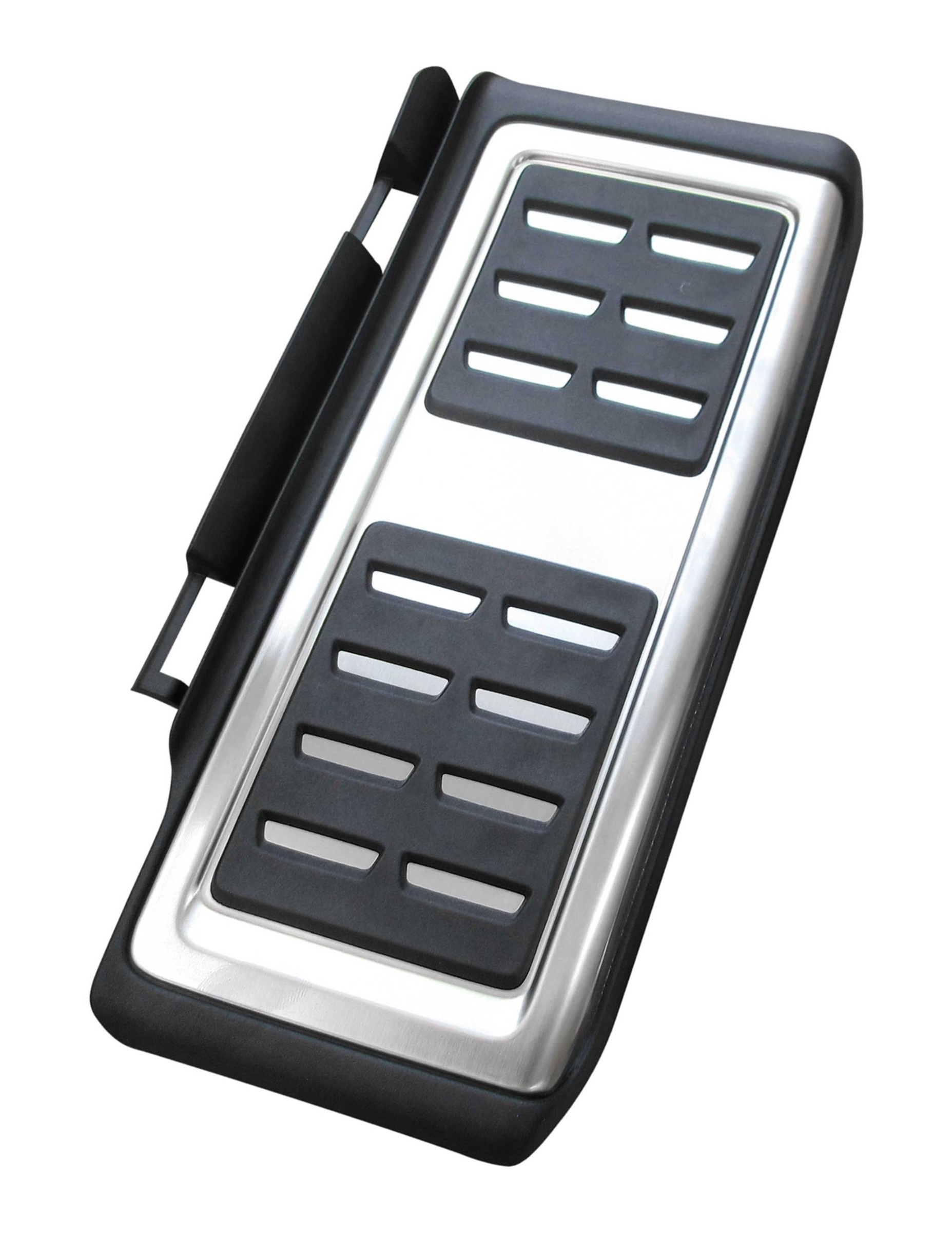 Fußstütze Fußablage in Schwarz / Silber für Seat Ateca Leon III 5F Skoda Octavia III 5E