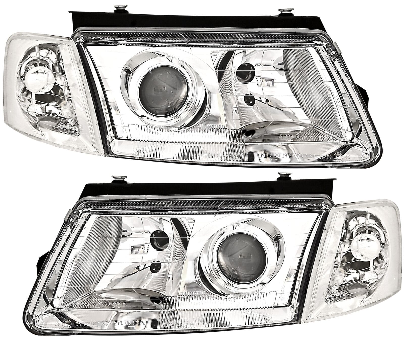 Scheinwerfer Set LINKS + RECHTS + Klarglas Frontblinker für VW Passat 3B B5 ab 1996-10/2000