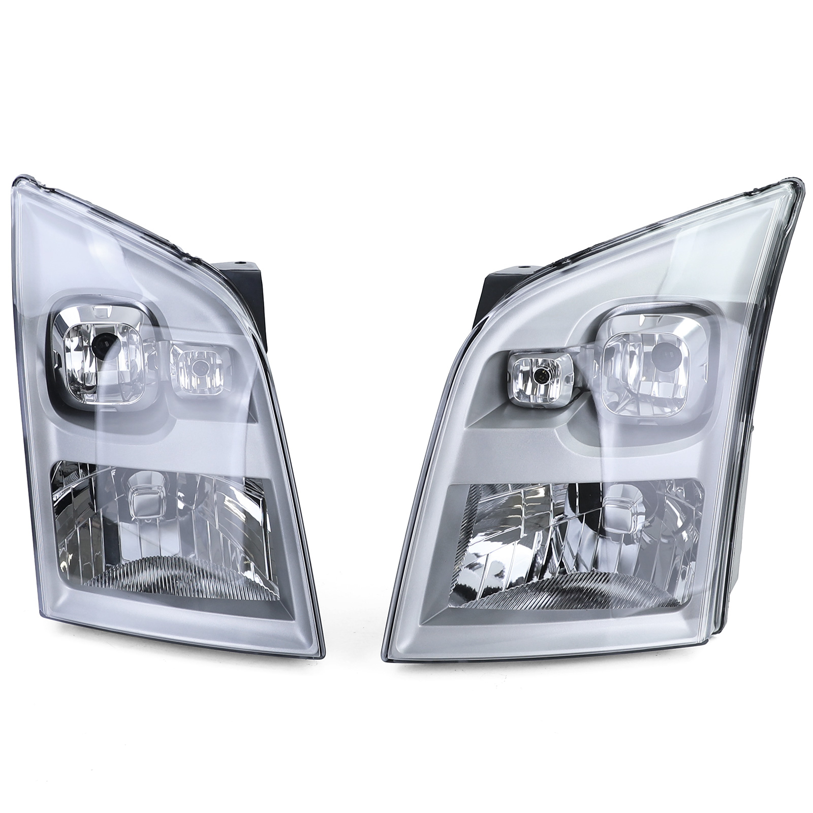 Scheinwerfer H4 mit Stellmotor Set Links Rechts für Ford Transit 06-14