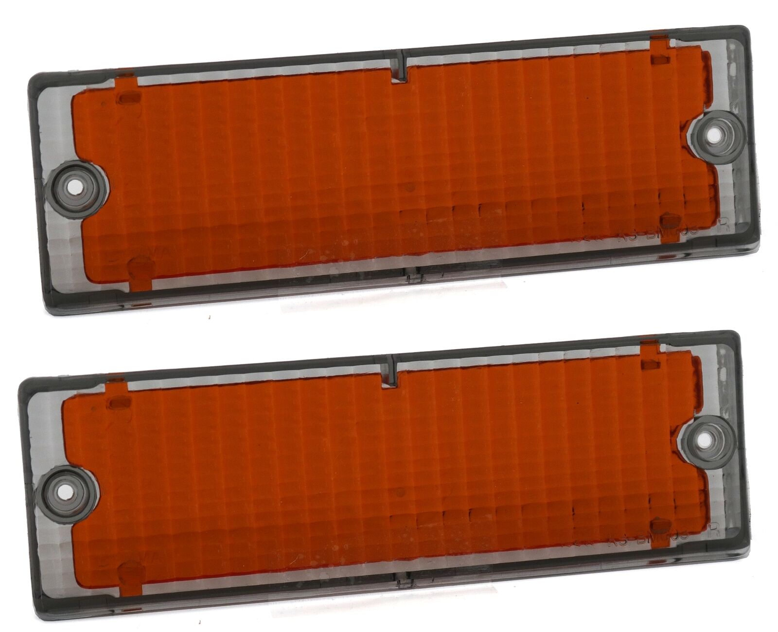 2x Frontblinker Blinker / Lichtscheiben Set in Grau Smoke für BMW 3er E30 ab 1987-1993