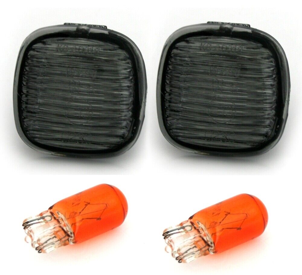 2x Seitenblinker Blinker Set Schwarz für Audi A3 8L / A4 B5