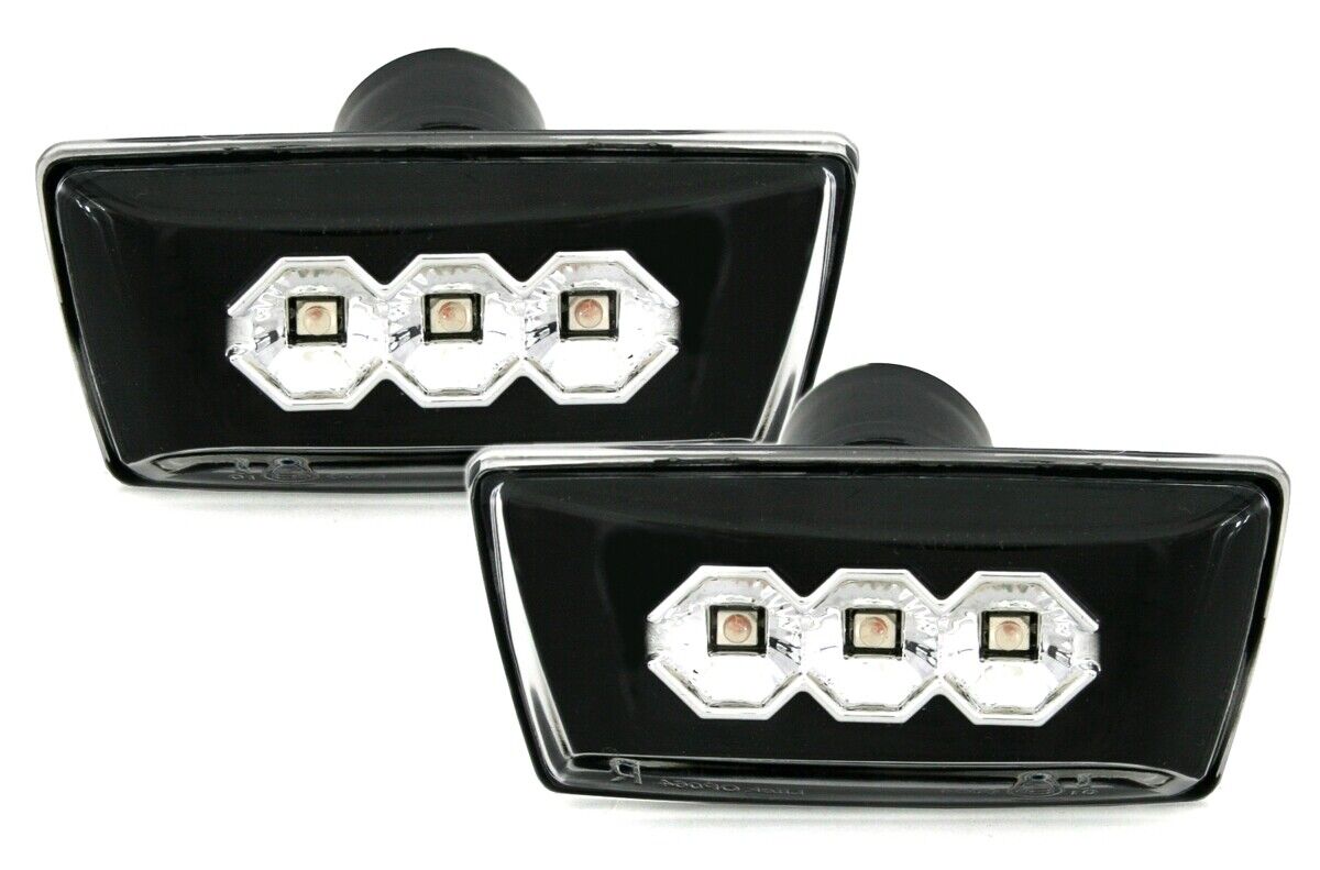 2x LED Seitenblinker Blinker Set Schwarz für Opel Astra H Zafira B Corsa D Insignia A Meriva A Chevrolet Cruze