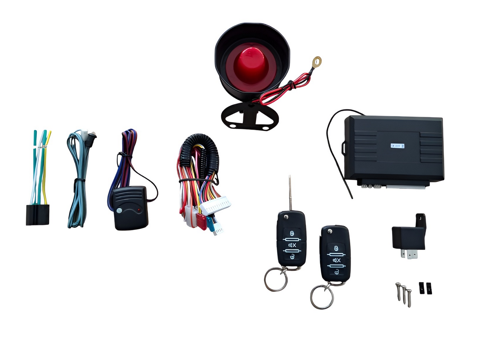 Universal PKW Funkfernbedienung + Alarmanlage Zentralverriegelung 2x Handsender für viele Fahrzeuge