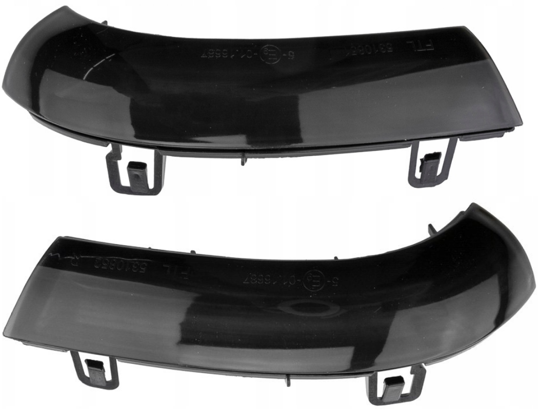 LED Spiegelblinker Blinker Spiegel LINKS + RECHTS in Schwarz Smoke für VW Golf 5 Passat 3BG B5 B6 3C Sharan 7M Eos