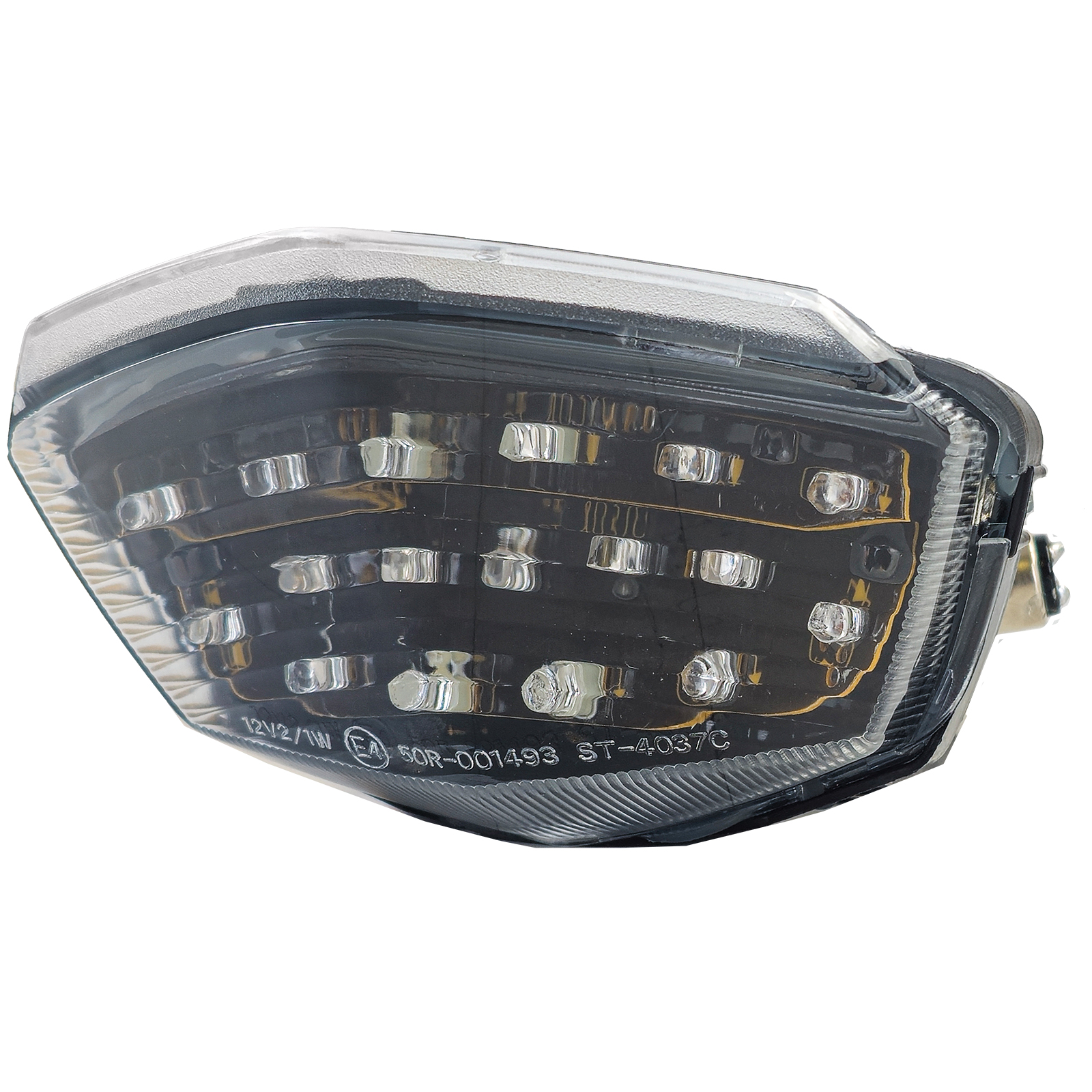 LED Rückleuchte Heckleuchte Rücklicht Klarglas Schwarz für Kawasaki Ninja 250R EX250 ab 2008-2011