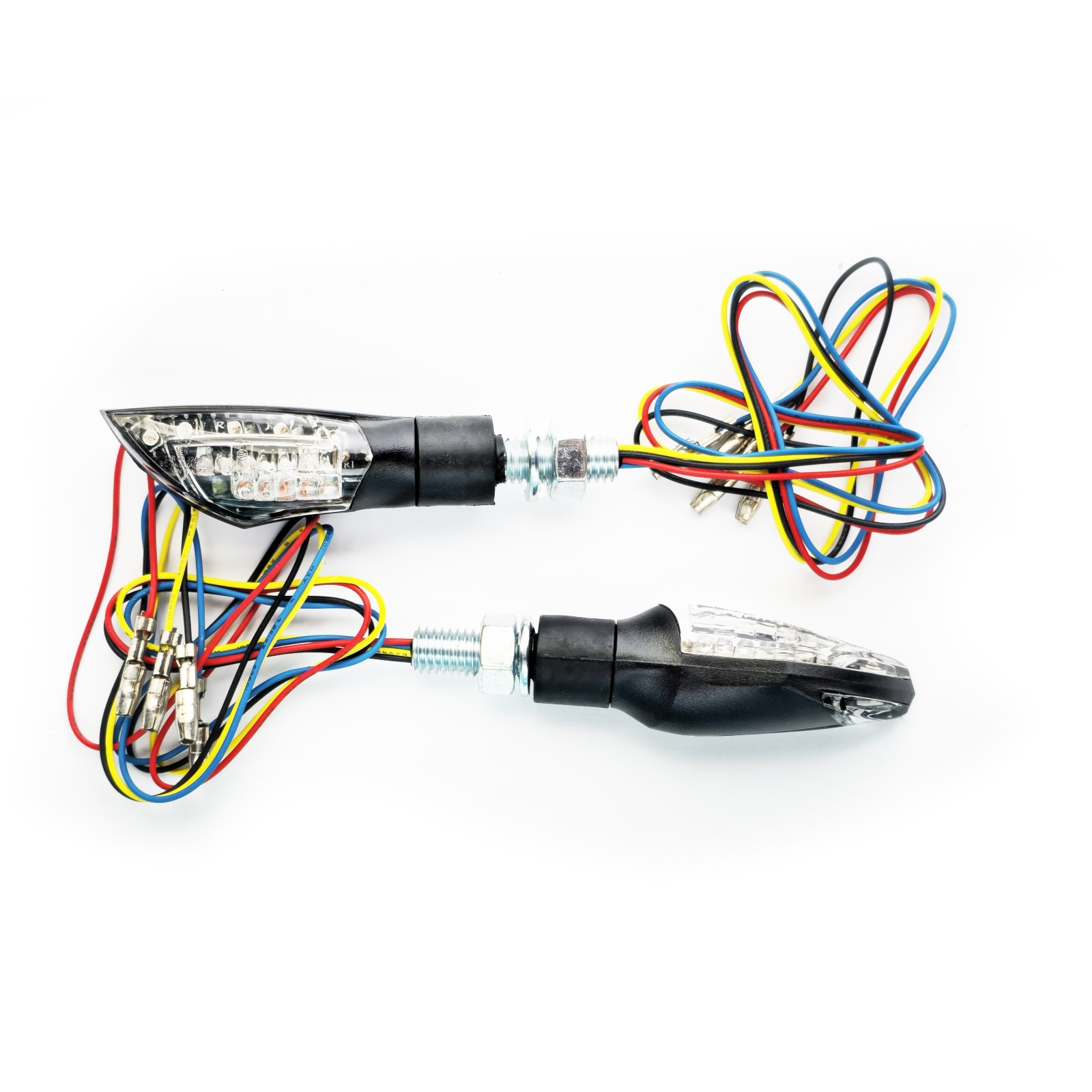 Universal Motorrad Roller Klarglas LED Blinker Set Speedo