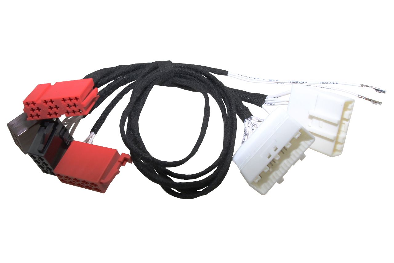 Original Kufatec Umrüst-Set Kabel + Codier Dongle Radio System auf Media System Connect für Smart forfour 453