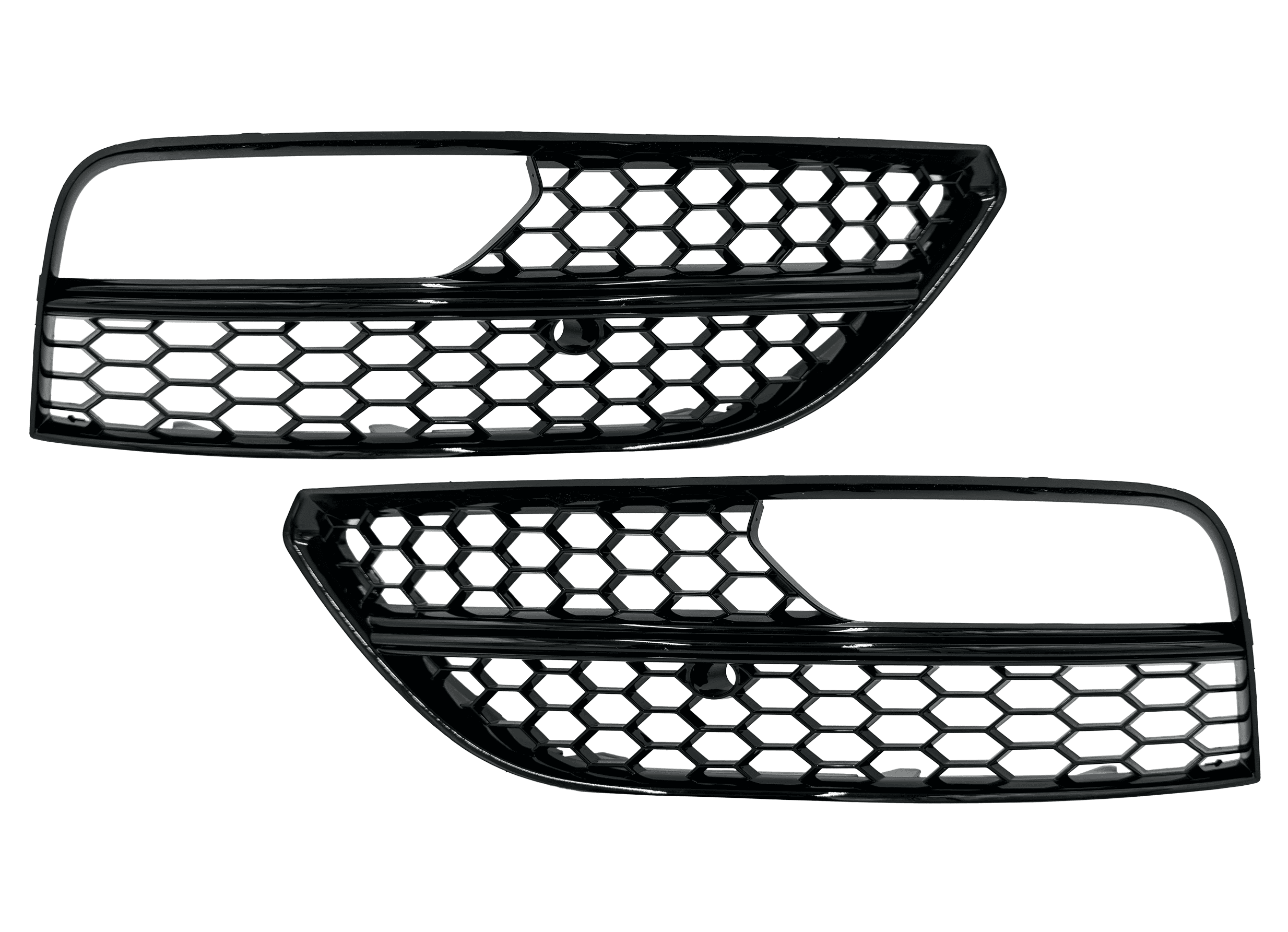 Stoßstange Gitter Set Links + Rechts Schwarz Glanz für Audi A3 8V 2012-2016 Nicht für S S-Line