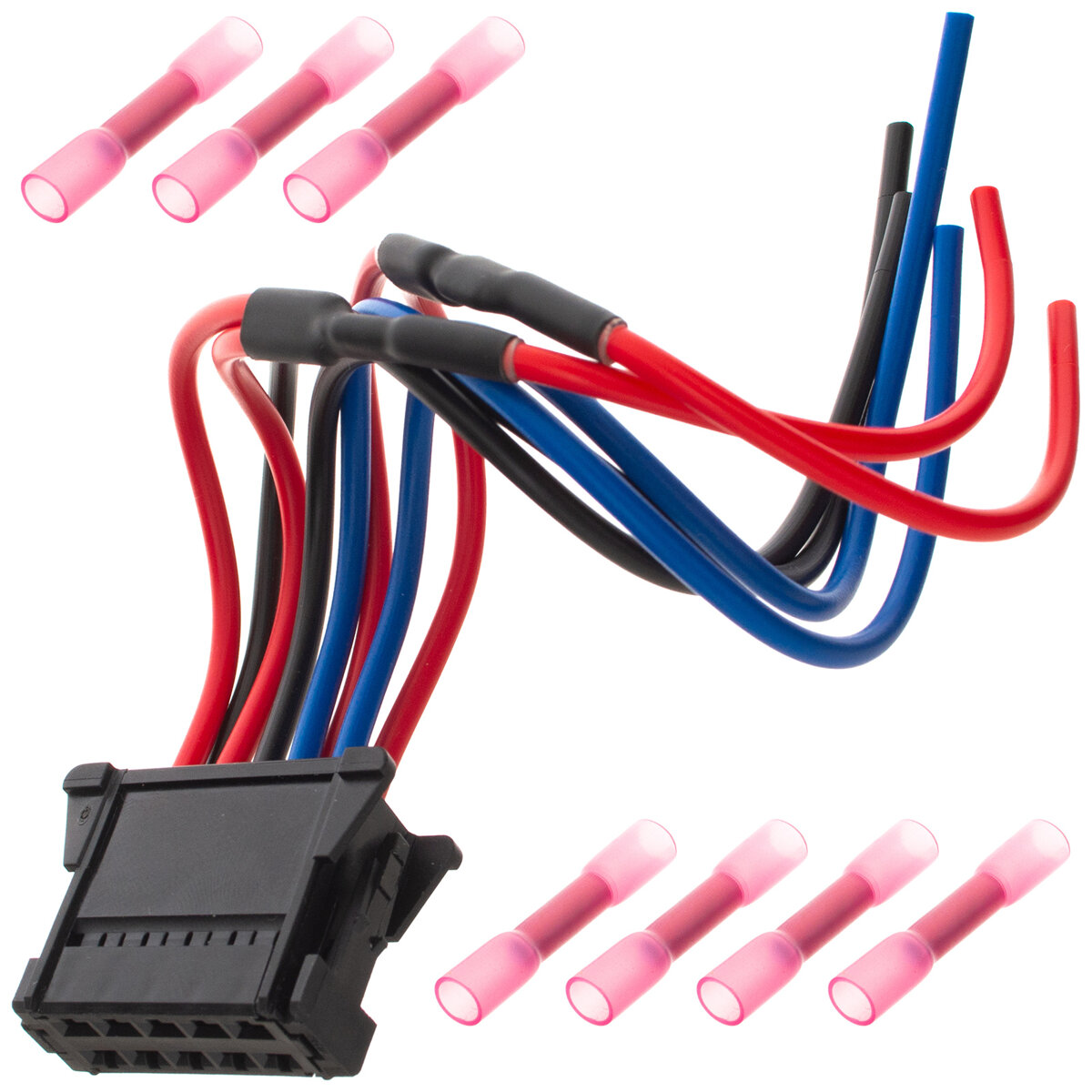 Reparatur Kabel + Stecker Heizung / Lüftung Gebläse Widerstand 8200729298 für Renault Clio Scenic Megane Modus Twingo