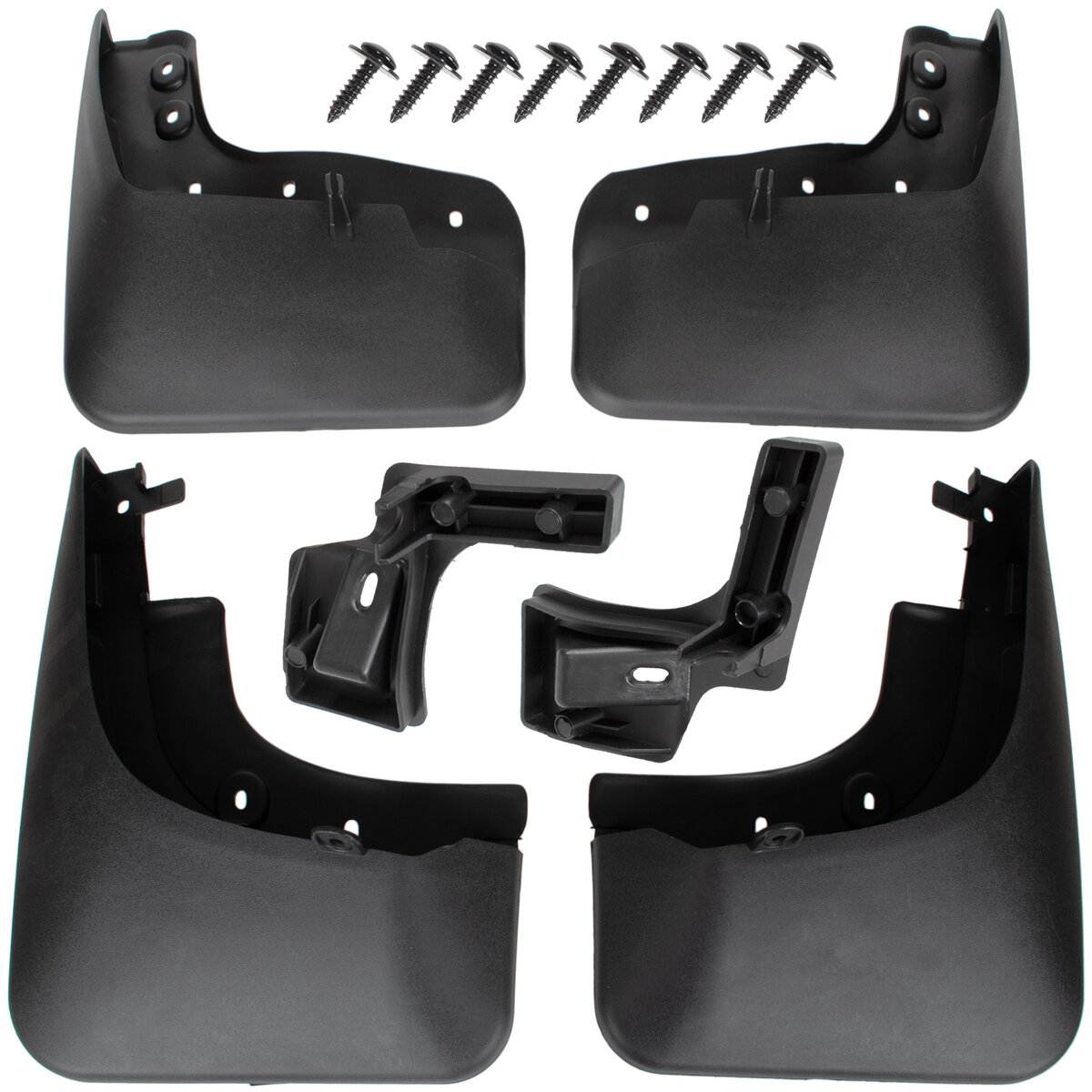 Schmutzfänger Spritzschutz Spritzlappen Set VORNE + HINTEN für VW Tiguan 5N 2007-2015