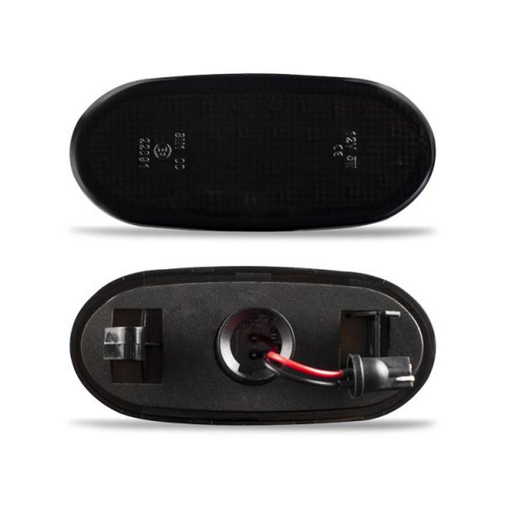 2x LED Seitenmarkierungsleuchten Seitenmarkierungs Leuchten Seitenbegrenzungsleuchten Schwarz für Mercedes Spinter W906 / VW Crafter 2E