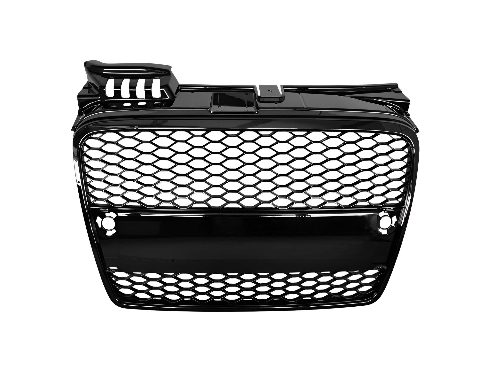 Kühlergrill Sportgrill Wabengrill Grill Schwarz Glanz für Audi A4 B7 8E 2004-2009
