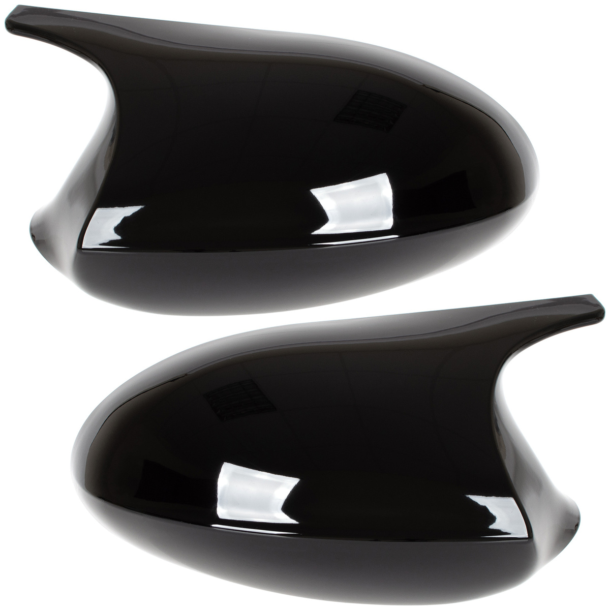 Spiegel Gehäuse SCHWARZ GLANZ LINKS + RECHTS komplette Gehäuse für BMW 1er E81 E82 E87 E88
