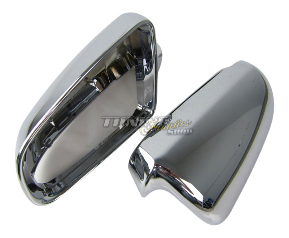 KOMPLETTE Chrom Gehäuse Spiegel Spiegelkappen Außenspiegel für Audi A3 S3 8P 8PA