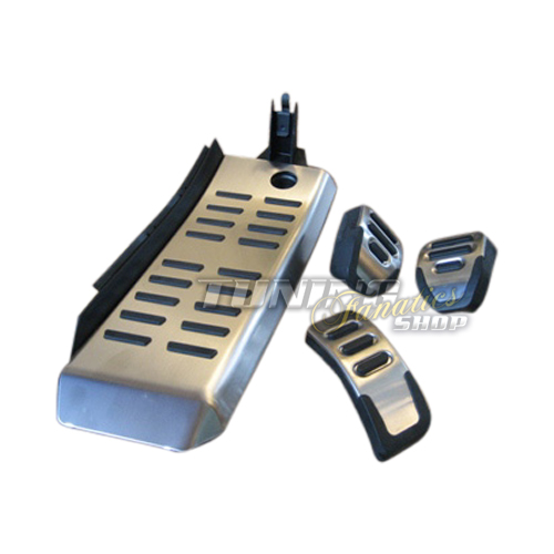 Original Edelstahl Pedale + Fußstütze Stütze SET SCHAL. Audi A6 S6 4F C6 + Avant