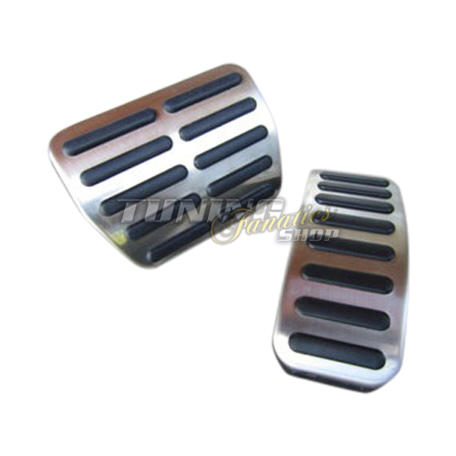 Original Edelstahl Sport Pedale Pedalkappen für Automatik VW Audi Seat Skoda