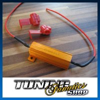 1x Lastwiderstand Widerstand 50W 12V + Klemmen für LED SMD = CANBUS