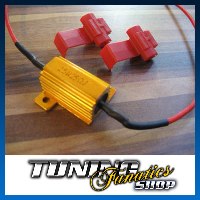 1x Lastwiderstand Widerstand 25W 12V + Klemmen für LED SMD = CANBUS