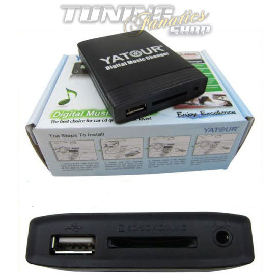 USB SD MP3 AUX In Interface CD Wechsler Adapter für Renault Original Radio 2009-