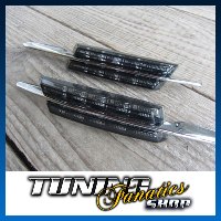 2x LED Seitenblinker Blinker SCHWARZ SET E4 FREI für BMW 3er E46 Vorfacelift