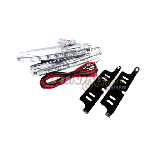 2x LED SMD WEIß Tagfahrleuchten Tagfahrlicht E4 Prüfzeichen R87 Modul INTEGRIERT