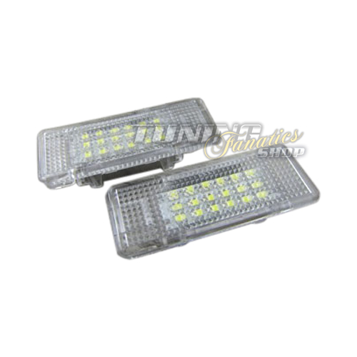 2x 18 SMD LED Fußraumbeleuchtung Türbeleuchtung PLUG&PLAY SET #3 für BMW