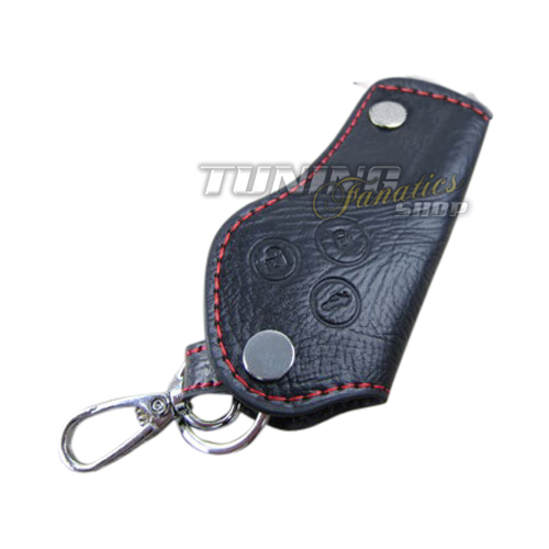 Schlüsseltasche Schlüsseletui Schlüssel Hülle Etui ECHT-LEDER ROT für Smart