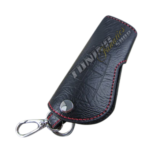 Schlüsseltasche Schlüsseletui Schlüssel Etui LEDER Rot #2 für Jeep / Chrysler