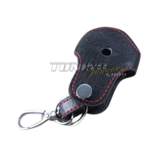 Schlüsseltasche Schlüsseletui Klappschlüssel Schlüssel LEDER Rot für Mini