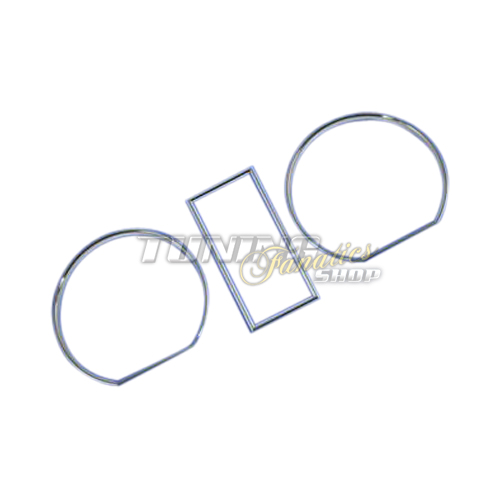 Chrom Chromringe Tacho Ringe Tachochromringe für VW Golf 2 II + Jetta 2 II